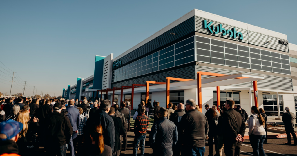 An image of the Kubota Western Distribution Center.