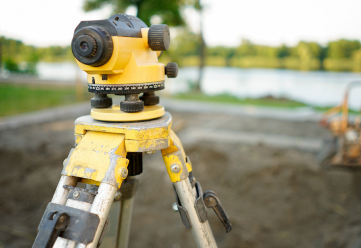 A surveying technology tool used by Burrell Consulting Group.